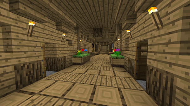View of the hallway