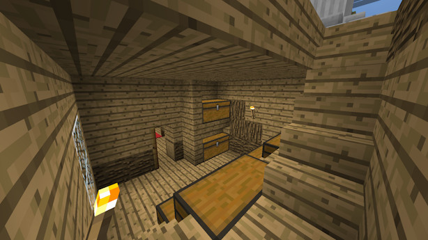 View of the closet
