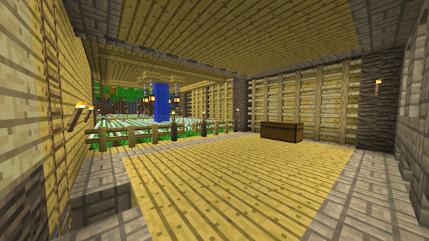 View of the cotton farm