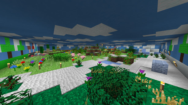 View of the biome room