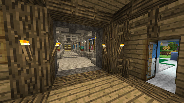 View of the hallway