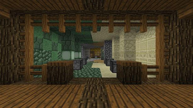 View of the dungeon storage