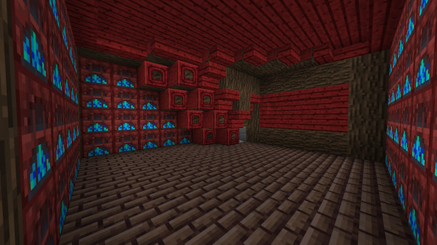 View of the smelting room