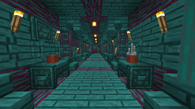 View of the hallway