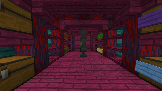 View of the scroll storage