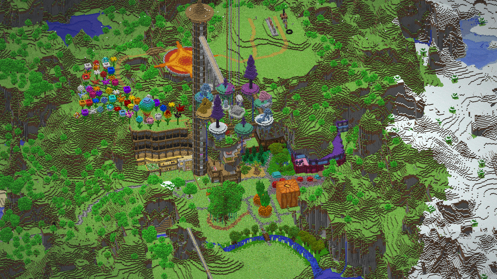 View of the base area