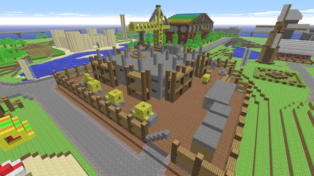 View of construction site