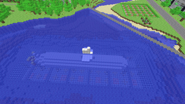 View of the submarine